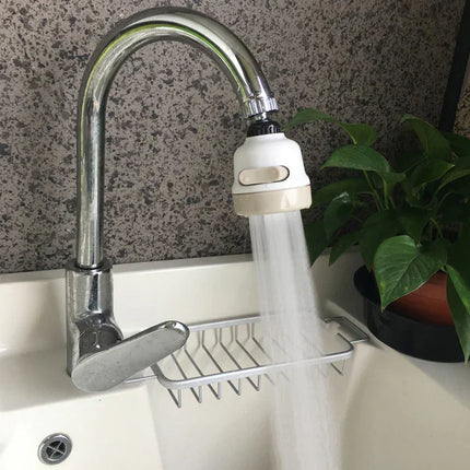 Faucet Spray Head with 3 Stream Modes, 360 Degree Rotating Pressure Boost Tap Attachment, Tool-Free Twist-On Install