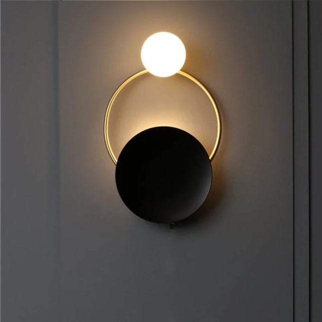Modern Wall Sconces for Bedroom, Glass Globe Sconce Lamp, Bathroom Sconce, Wall Light Fixture for Living Room_00