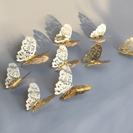 3D Butterfly Wall Stickers, Butterfly Wall Decals for Windows and Smooth Surfaces