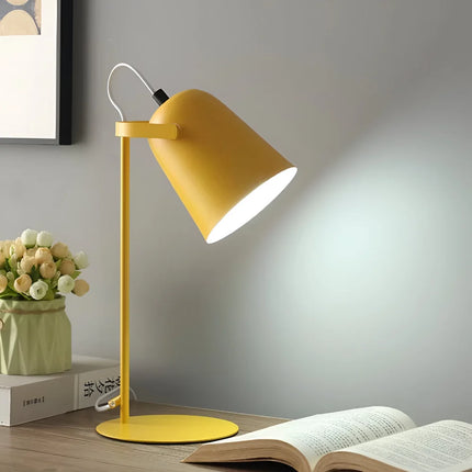 Modern Rotating Table Lamp with Adjustable Shade | Eye-Friendly Lighting for Study and Work Spaces