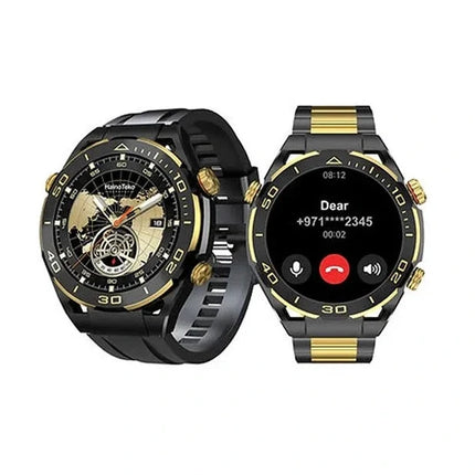 Smart Watch with Bluetooth Calling and Message Replies, Rotating Bezel Control, HD Color Screen and Heart Rate Tracking for Everyday Wear