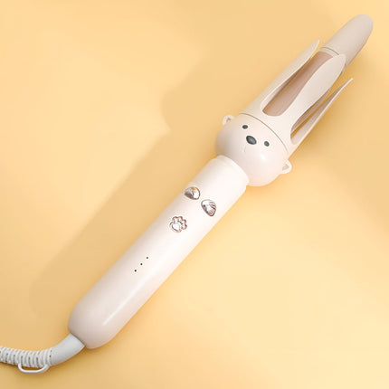 Automatic Rotating Hair Curler with Ceramic Barrel for Quick, Even Curls | Plug Powered Styling Tool for Unisex Adults