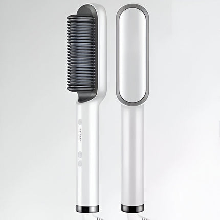 Heated Hair Straightening Comb with Anti-Frizz Technology | Versatile Styling for Healthy, Silky Hair
