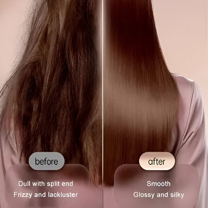Heated Hair Straightening Comb with Anti-Frizz Technology | Versatile Styling for Healthy, Silky Hair