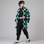 Kids Halloween Costumes, Anime Kimono Cosplay Costume, Adult Halloween Costume with Wig and Earring Options_00