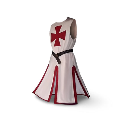 Medieval Knight Costume Cloak with Tunic | Historic Cosplay Outfit for Halloween and Themed Events
