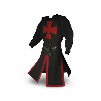 Medieval Knight Costume Cloak with Tunic | Historic Cosplay Outfit for Halloween and Themed Events
