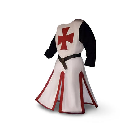 Medieval Knight Costume Cloak with Tunic | Historic Cosplay Outfit for Halloween and Themed Events