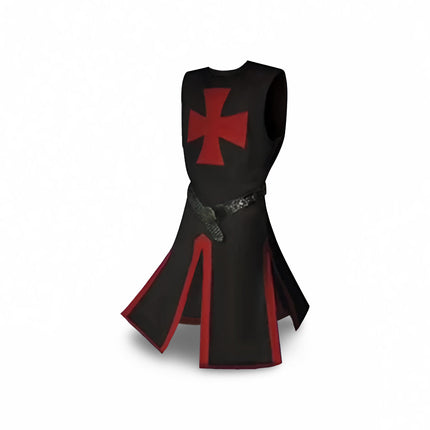 Medieval Knight Costume Cloak with Tunic | Historic Cosplay Outfit for Halloween and Themed Events