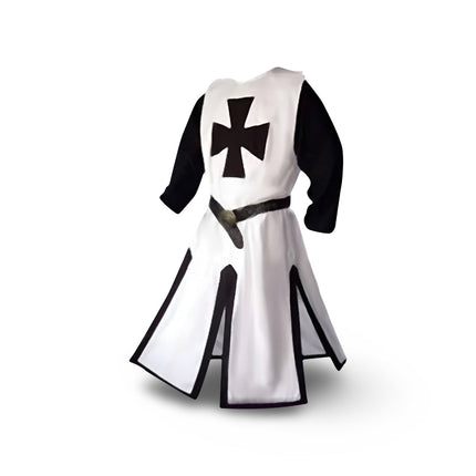 Medieval Knight Costume Cloak with Tunic | Historic Cosplay Outfit for Halloween and Themed Events
