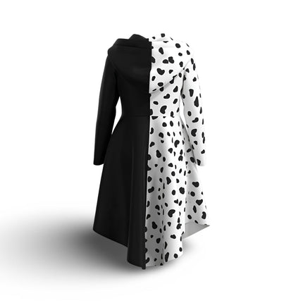 Spotted Dress Cape Cosplay Costume for Kids and Adults | Bold Character Outfit for Halloween and Themed Events