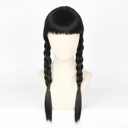 Halloween Costume Wig with Braided Hair Design | Easy Dress Up Accessory for Themed Parties and Events