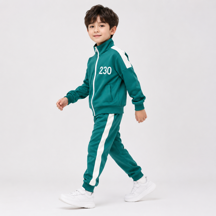 Kids Halloween Tracksuit Costume Set with Jacket, Pants, and T-Shirt | Perfect for School Events and Themed Parties