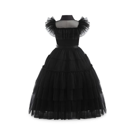 Princess Dress Halloween Costume with Layered Design | Event-Ready Outfit for Parties and Celebrations