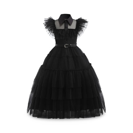 Princess Dress Halloween Costume with Layered Design | Event-Ready Outfit for Parties and Celebrations
