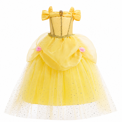 Princess Costume Dress for Girls with Accessories | Charming Outfit for Halloween and Birthday Parties