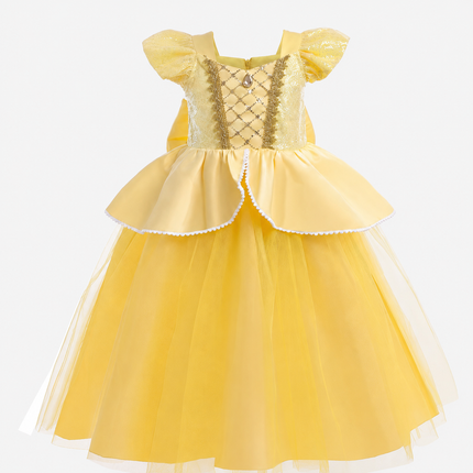 Princess Costume Dress for Girls with Accessories | Charming Outfit for Halloween and Birthday Parties