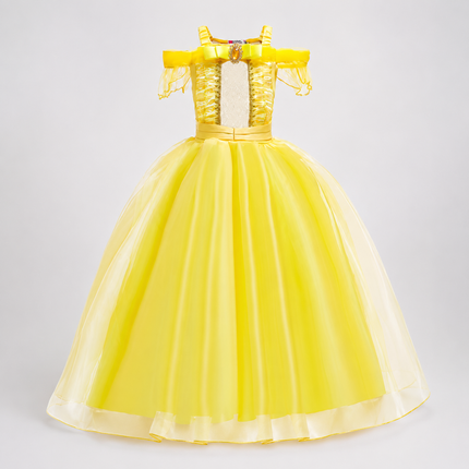 Princess Costume Dress for Girls with Accessories | Charming Outfit for Halloween and Birthday Parties
