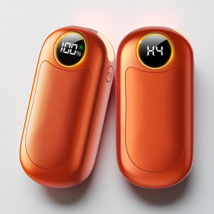 Electric Hand Warmer Set with Rechargeable Batteries | Compact Pocket Heater for Cold Weather Comfort