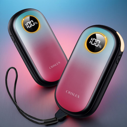 Electric Hand Warmer Set with Rechargeable Batteries | Compact Pocket Heater for Cold Weather Comfort