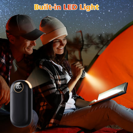 Electric Hand Warmer Set with Rechargeable Batteries | Compact Pocket Heater for Cold Weather Comfort
