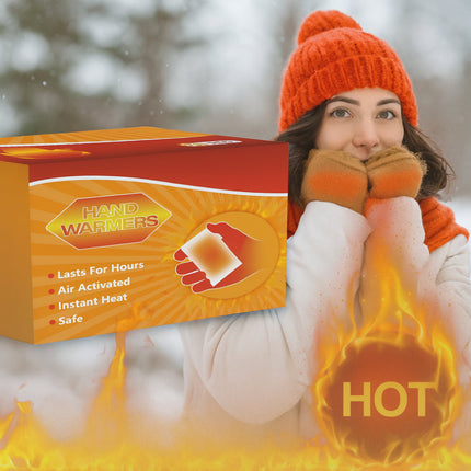 Disposable Hand Warmers Heat Packs with Carbon Fiber | Instant Warmth for Outdoor Activities and Cold Weather