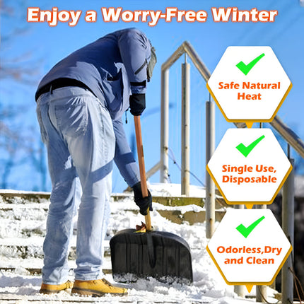 Disposable Hand Warmers Heat Packs with Carbon Fiber | Instant Warmth for Outdoor Activities and Cold Weather