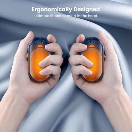 Rechargeable Hand Warmers Set with 20-Hour Battery Life | Electric Pocket Heaters for Cold Weather Comfort