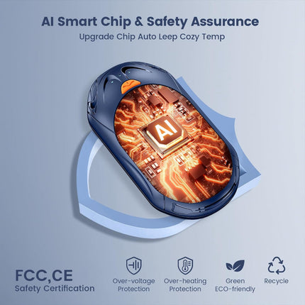 Rechargeable Hand Warmers Set with 20-Hour Battery Life | Electric Pocket Heaters for Cold Weather Comfort