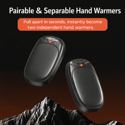 Rechargeable Hand Warmers Set with 20-Hour Battery Life | Electric Pocket Heaters for Cold Weather Comfort