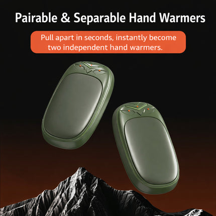 Rechargeable Hand Warmers Set with 20-Hour Battery Life | Electric Pocket Heaters for Cold Weather Comfort