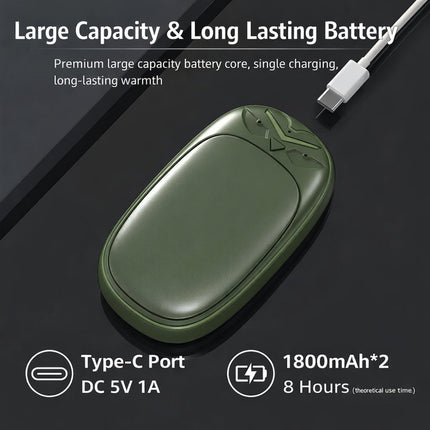 Rechargeable Hand Warmers Set with 20-Hour Battery Life | Electric Pocket Heaters for Cold Weather Comfort