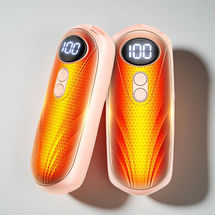 Rechargeable Hand Warmers with LED Display & 5 Heat Levels | Instant Warmth for Cold Weather Comfort