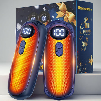 Rechargeable Hand Warmers with LED Display & 5 Heat Levels | Instant Warmth for Cold Weather Comfort