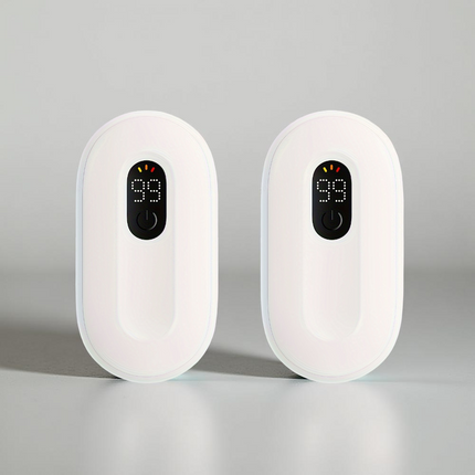 Rechargeable Magnetic Hand Warmers Set with LED Display | 3 Heat Levels for Quick Pocket Warmth