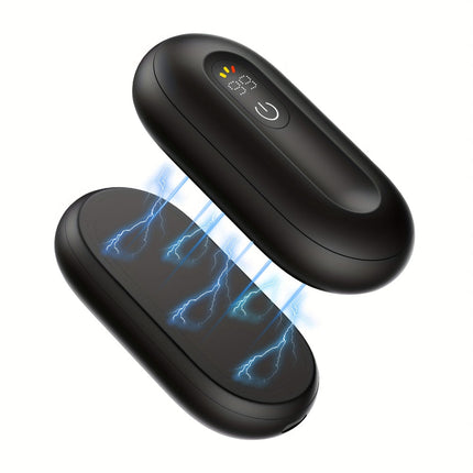 Rechargeable Magnetic Hand Warmers Set with LED Display | 3 Heat Levels for Quick Pocket Warmth