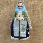 Witch with blue skirt