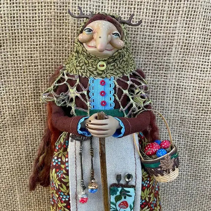 Kitchen Witch Doll, Hanging Witch Decoration