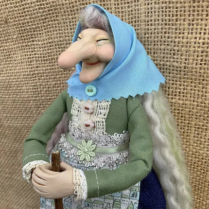 Kitchen Witch Doll, Handmade Good Luck Charm for Kitchen Decor – image 4