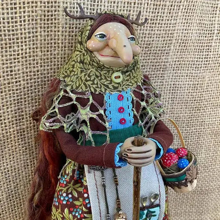 Kitchen Witch Doll, Hanging Witch Decoration – image 5