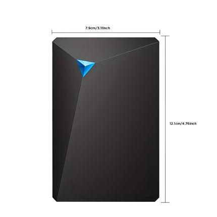 Portable External Hard Drive with USB 3.0 for Fast Data Transfer | Slim Design for Easy Travel and Compatibility