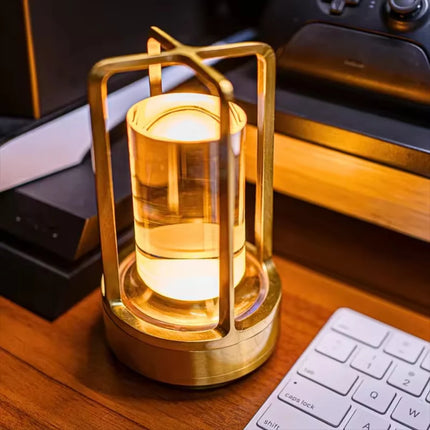 Wireless LED Table Lamp with Touch Control | Dimmable Lighting for Modern Home Decor