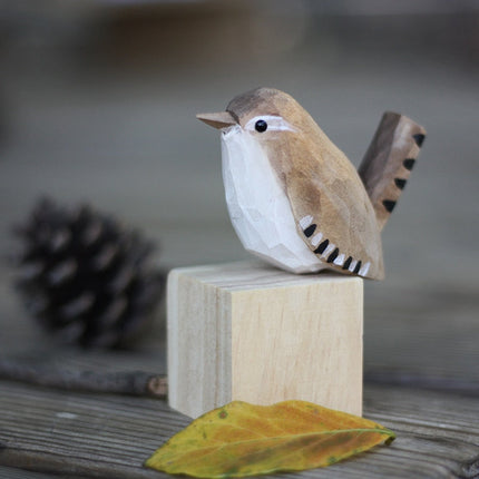 Wooden Ornaments, Scandinavian Bird Ornaments and Bird Figurines for Shelf Decor, Wooden Figurines, Bird Lover Gift – image 8