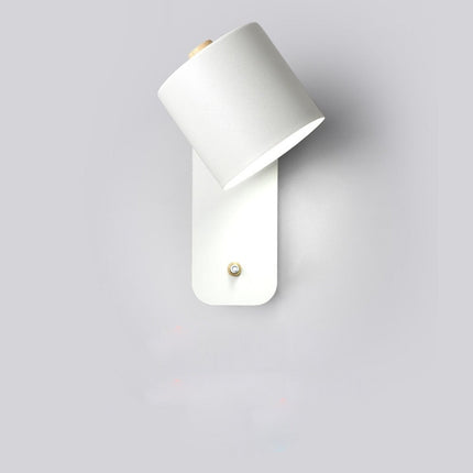 Modern LED Wall Lamp with Built-In Switch | Stylish Metal Fixture for Bedrooms and Living Rooms