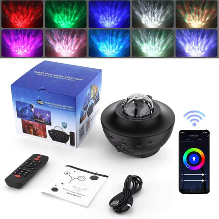 Galaxy Sky Projector with Adjustable Brightness & Color Modes | Relaxing Starry Night Experience
