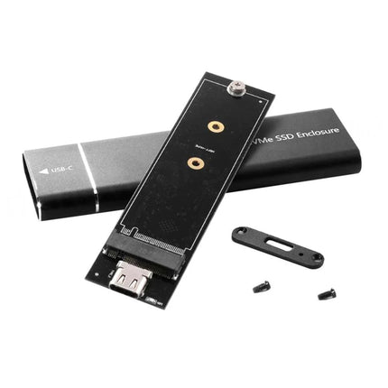 External SSD Enclosure Case with USB 3.0 for NVMe Drives | Compact Storage Solution for Fast File Transfers