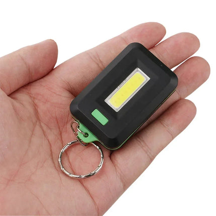 Ultra-Bright Keychain Flashlight with Rechargeable Battery | Compact & Portable for Emergency Use