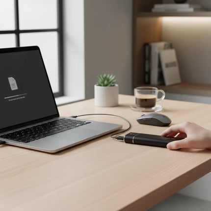 External SSD Enclosure Case with USB 3.0 for NVMe Drives | Compact Storage Solution for Fast File Transfers