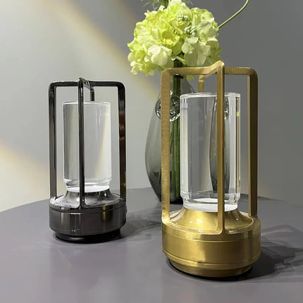 Wireless LED Table Lamp with Touch Control | Dimmable Lighting for Modern Home Decor