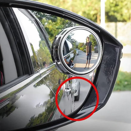 Wide-Angle Blind Spot Mirror for Safe Driving | Adjustable Design for Enhanced Visibility